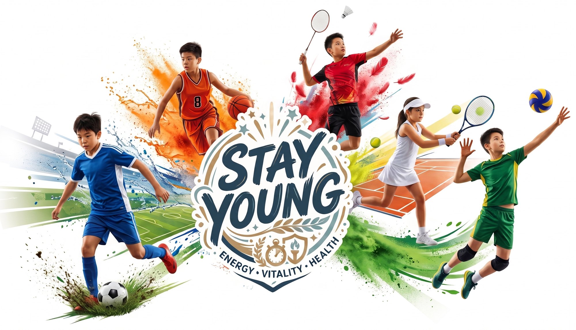 Stay Young 運動團隊 — 足球、羽球、籃球等兒童運動營隊